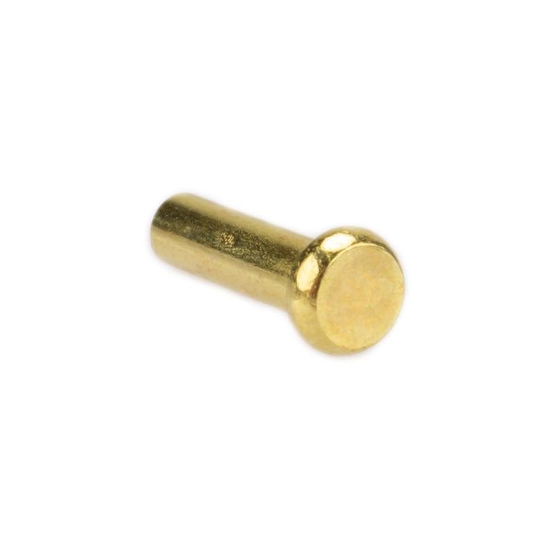 SuperDi Cutlers Cutlery Rivets 3/16" x 3/8" Knife Making Handle Pins- Brass (15 Sets) - Image 4